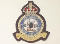 273 Squadron RAF KC (Old Pattern) blazer badge