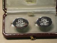 17th/21st Lancers solid Sterling Silver Cufflinks