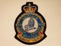 420 Squadron RCAF QC blazer badge