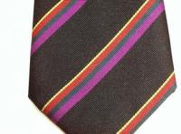 Royal Hampshire Regiment polyester striped tie