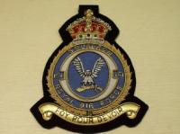151 Squadron RAF KC wire blazer badge