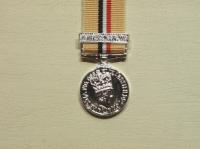Iraq (Gulf War 2003-4) miniature medal with bar