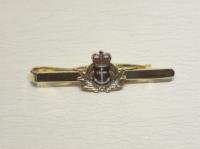 Royal Navy Crown and Anchor tie slide