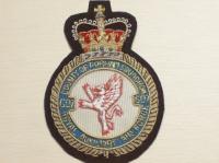 607 Sqn RAF Aux wire blazer badge