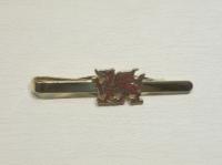 Royal Welch Fusiliers standing dragon tie slide