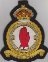 502 (Ulster) Squadron Aux Air Force KC blazer badge