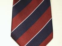 1st Queen's Dragoon Guards polyester striped tie