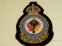 413 Squadron RCAF KC wire blazer badge