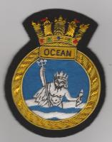 HMS Ocean blazer badge