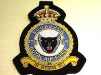 258 Squadron RAF KC wire blazer badge