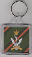 Queen's Gurkha Signals key ring