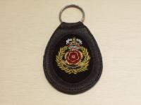 Duke of Lancasters Regiment leather key ring