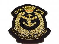 Royal Naval Engine Room Branch 1963-73 wire blazer badge