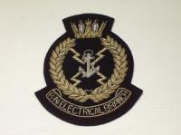 Royal Navy Electrical branch blazer badge