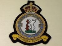 605 Squadron County of Warwick KC blazer badge