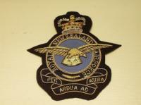 Royal New Zealand Air Force Queens Crown blazer badge