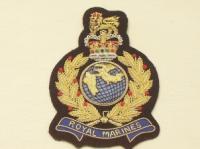Royal Marines QC with title blazer badge 148
