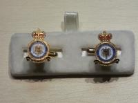 RAF Fighter Command enamelled cufflinks