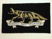 The Queen's Own Yeomanry blazer badge