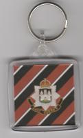 East Surrey Regiment plastic key ring