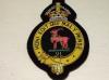 Royal Warwickshire Fusiliers ( Goat & Garter) blazer badge