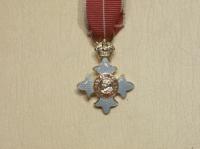 GBE, KBE, CBE (Military) Sterling Silver miniature medal