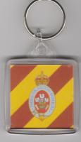 3rd Dragoon Guards key ring