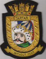 HMS Tartar blazer badge