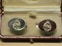 Royal Tank Regiment Sterling Silver cufflinks