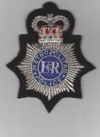 Metropolitan Police EIIR blazer badge