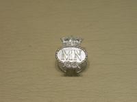 Sterling Silver Merchant Navy buttonhole badge