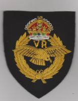 RAFVR KC wire blazer badge