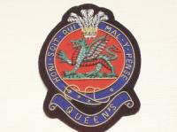 The Queen's Regiment blazer badge