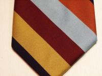 Royal Air Force Regiment polyester striped tie