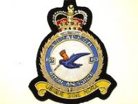 167 Squadron QC wire blazer badge