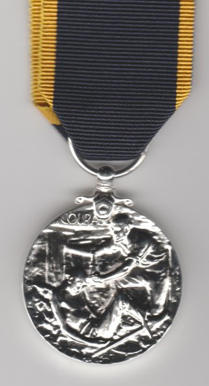 Edward medal Silver (mines) George VI full size copy medal - Click Image to Close