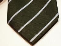 Green Howards polyester striped tie