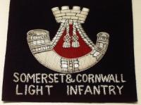 Somerset & Cornwall Light Infantry blazer badge