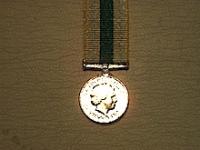 Civilian Service Afghanistan miniature medal
