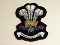 Royal Regiment of Wales with title blazer badge 153