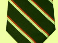 Intelligence Corps silk stripe tie