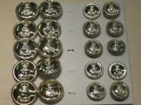 Royal Navy small anodised button