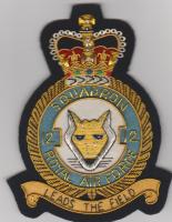 433 RCAF Squadron KC wire blazer badge