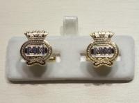 Merchant Navy enamelled cufflinks