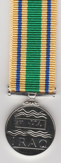 Iraq Reconstruction Service miniature medal - Click Image to Close