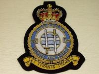 199 Sqdn QC RAF wire blazer badge