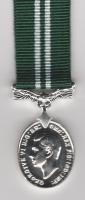 Air Efficiency Award GVI miniature medal