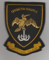 Operation Grapple Christmas Island blazer badge