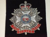 The Border Regiment Queens Crown blazer badge