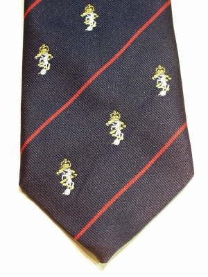 Royal Electrical and Mechanical Engineers polyester crested tie - Click Image to Close